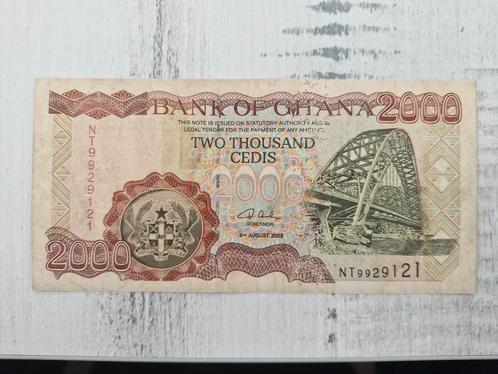 Ghana 2000 cedis 2003, Postzegels en Munten, Bankbiljetten | Afrika, Overige landen, Ophalen of Verzenden