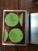 2x Vintage/retro deurgreep voordeur handvat 2 groene vissen, Ophalen of Verzenden, Zo goed als nieuw