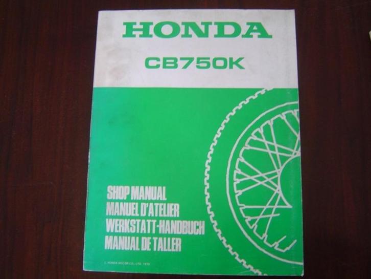 Honda CB750K 1978 motorcycle shop manual CB 750, Motoren, Handleidingen en Instructieboekjes, Honda, Ophalen of Verzenden