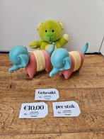 Tupperware tuppertoys zoo-it olifanten roze turquoise geel, Huis en Inrichting, Keuken | Tupperware, Ophalen of Verzenden, Gebruikt