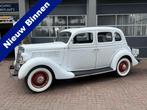 Ford V8 48 sedan uit 1935 – Klassieker met karakter en een, Stof, 4 stoelen, Wit, Bedrijf