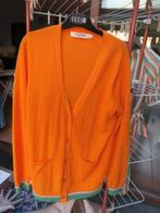 Gileetje nieuw oranje boord groen Nice Things mt 38-40, Kleding | Dames, Maat 38/40 (M), Nice Things, Nieuw, Oranje