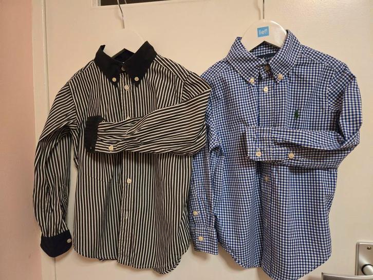 Ralph Lauren Overhemden Duo 98 & 104, Kinderen en Baby's, Kinderkleding | Schoenen en Sokken, Zo goed als nieuw, Overige typen