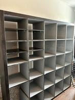 Gratis grijs/zwarte vakkenkast, Huis en Inrichting, Kasten | Wandmeubels, Ophalen, Gebruikt, 25 tot 50 cm, Minder dan 150 cm