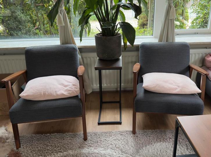 Meubelset, stoelen, bank +hocker, tv tafel, salontafel &kast, Huis en Inrichting, Complete inboedels, Ophalen