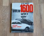 Alfa Romeo Giulia 1600 Sprint Spider Veloce instructieboekje, Auto diversen, Handleidingen en Instructieboekjes, Ophalen of Verzenden