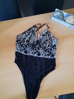 Zwart witte body maat 38, Ophalen of Verzenden, Zwart, Body of Korset