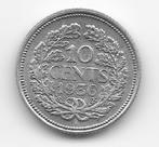 Nederland 10 cent 1936 KM# 163, Postzegels en Munten, Verzenden, Zilver, 10 cent, Koningin Wilhelmina