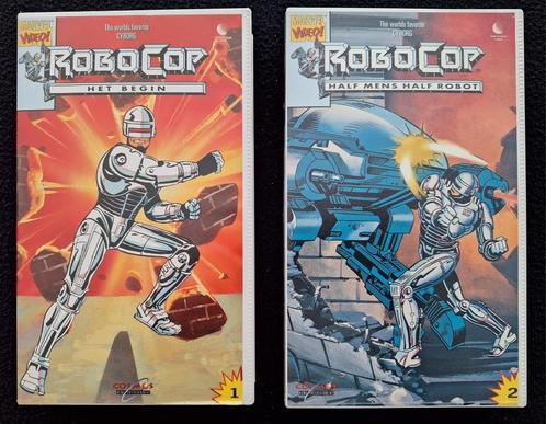 Robocop 1 & 2 Animatie (VHS), Cd's en Dvd's, VHS | Kinderen en Jeugd, Zo goed als nieuw, Tekenfilms en Animatie, Tekenfilm, Alle leeftijden