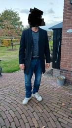 Mooie halflange herenjas zwart maat 50/M. Nooit gedragen!, Ophalen of Verzenden, Nieuw, Maat 48/50 (M), Zwart