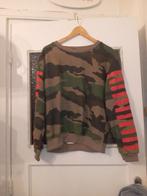 Stoere camouflage sweater Malifisent L, Kleding | Dames, Ophalen of Verzenden, Zo goed als nieuw, Groen