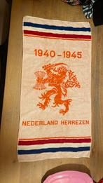 Nederland Herrezen handdoek 1940-1945, Verzamelen, Nederland, Ophalen of Verzenden