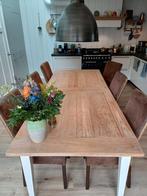 Mooie landelijke eettafel (100 x 250 cm) evt. met stoelen, Huis en Inrichting, Tafels | Eettafels, 200 cm of meer, 50 tot 100 cm