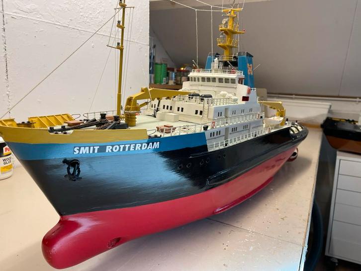 Smit Rotterdam Modelboot, Hobby en Vrije tijd, Modelbouw | Boten en Schepen, Gebruikt, 1:50 tot 1:200, Overige merken, Verzenden