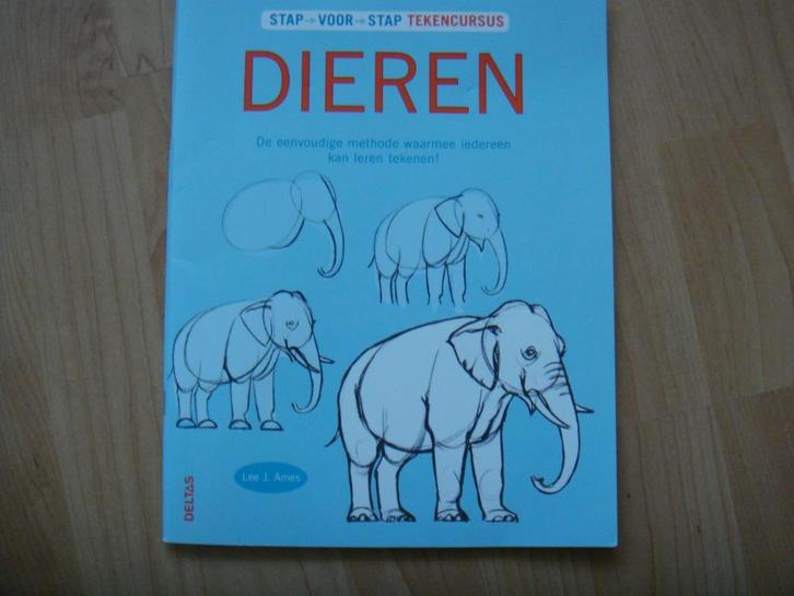 Stap voor stap tekencursus Dieren, Kinderen en Baby's, Speelgoed | Educatief en Creatief, Nieuw, Ophalen of Verzenden
