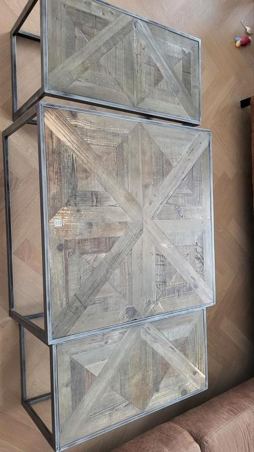Riviera Maison salontafel le Bar American, 3 stuks, Huis en Inrichting, Tafels | Salontafels, Zo goed als nieuw, Minder dan 50 cm