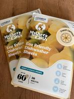Mothers earth Vaatwasser strips Fresh Lemon 60 Loads, Ophalen of Verzenden, Nieuw