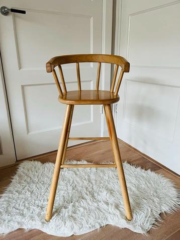 Vintage kinderstoel aanschuifstoel peuterstoel Van Dijk beschikbaar voor biedingen
