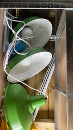 Vintage hanglamp groene, Huis en Inrichting, Ophalen, Zo goed als nieuw