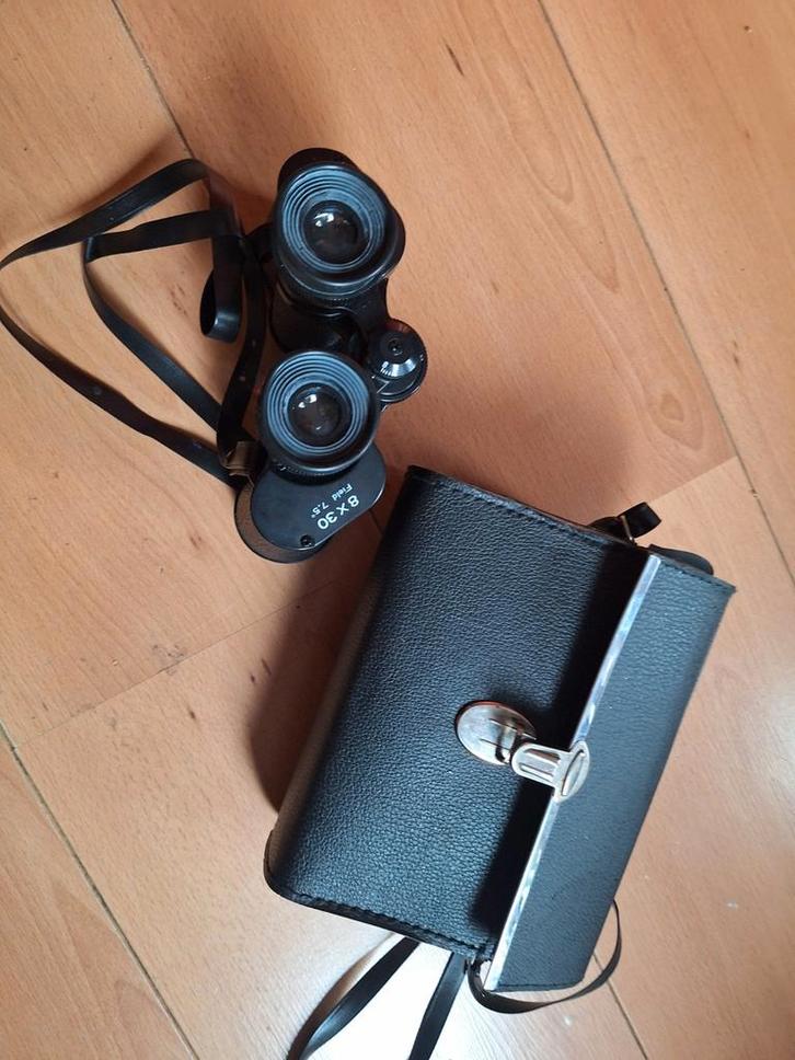 Verrekijker 8x30 met Tas, Audio, Tv en Foto, Optische apparatuur | Verrekijkers, Gebruikt, Porro (met knik), 8 tot 12x, Met hoes of tas