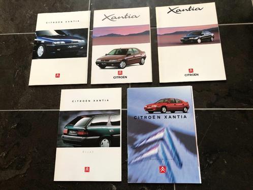 Partij van 5 folders van de Citroën Xantia, Boeken, Auto's | Folders en Tijdschriften, Zo goed als nieuw, Citroën, Ophalen of Verzenden