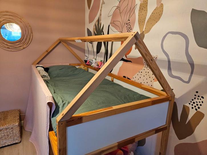 Dakje voor Kura bed, Kinderen en Baby's, Kinderkamer | Bedden, Zo goed als nieuw, 180 cm of meer, 85 tot 100 cm, Ophalen