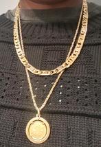 Rolex schakel monte carlo koningsketting magnum18kt goud 750, Sieraden, Tassen en Uiterlijk, Kettingen, Ophalen of Verzenden, Gebruikt