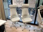 2 luxe bureaustoelen JÄRVFJÄLLET, Ophalen, Gebruikt, Wit, Bureaustoel