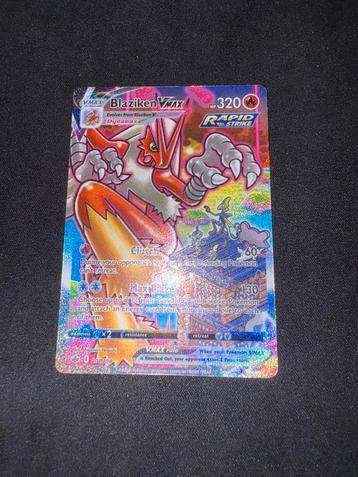 Blaziken VMAX Alt Art - Rapid Strike beschikbaar voor biedingen