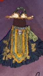 Tribal Bellydance Kostuum met Afghaanse Sieraden, Maat 42/44 (L), Ophalen of Verzenden, Overige thema's, Kleding