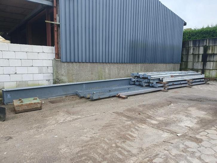 Stalen constructie loods/zaal 21000x12000x5800 mm, Doe-het-zelf en Verbouw, Metalen, Gebruikt, IJzer, Ophalen