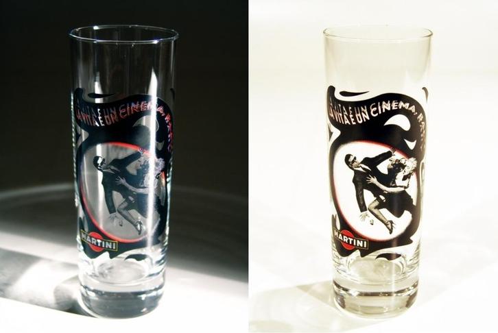 Martini glazen 2 x 3 stuks Martini Cinema Edition., Verzamelen, Glas en Borrelglaasjes, Zo goed als nieuw, Overige typen, Ophalen of Verzenden
