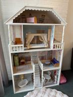 Barbiehuis met auto, Barbies en accessoires, Ophalen, Gebruikt