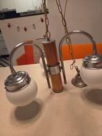 Space Age Design Lamp Jaren 60, Huis en Inrichting, Lampen | Hanglampen, Space Age, 50 tot 75 cm, Glas, Ophalen of Verzenden