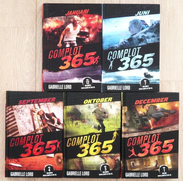5x Gabrielle Lord: Complot 365 ( jan juni sept okt dec ), Boeken, Kinderboeken | Jeugd | 13 jaar en ouder, Gelezen, Ophalen of Verzenden