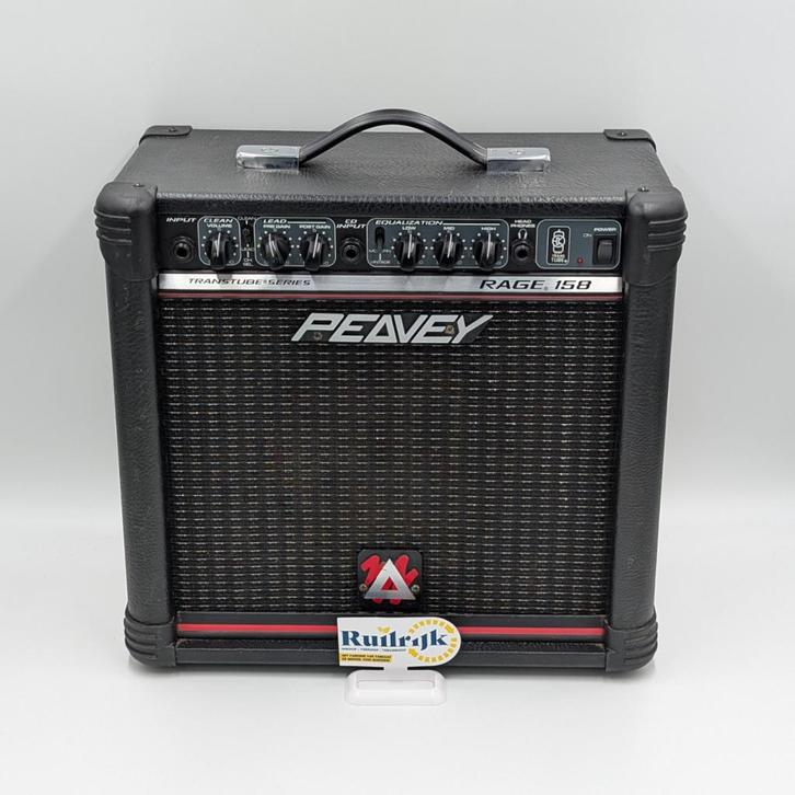 Peavey Rage 158 gitaarversterker - Nette staat met garantie, Audio, Tv en Foto, Versterkers en Receivers, Zo goed als nieuw