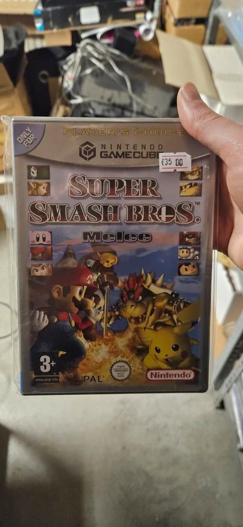 Super Smash Bros. Melee - GameCube (PAL), Spelcomputers en Games, Games | Nintendo GameCube, Zo goed als nieuw, Vechten, 3 spelers of meer