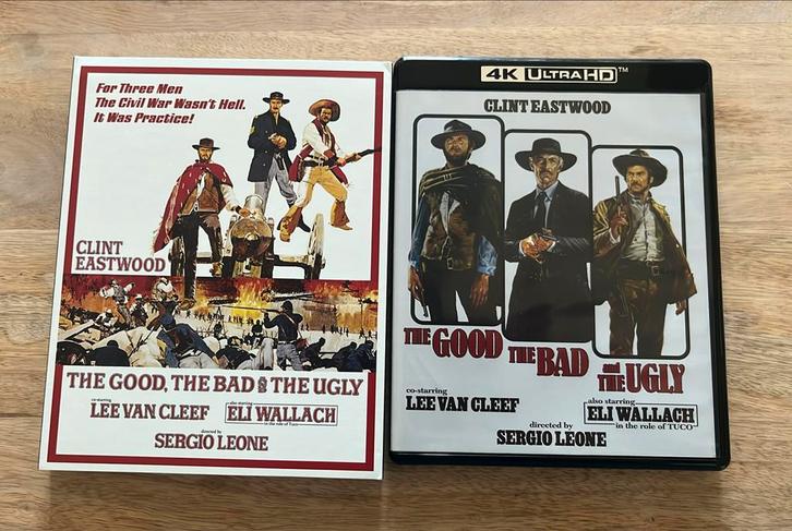 The Good, The Bad and the Ugly -Kino Lorber 4K UHD slipcover, Cd's en Dvd's, Blu-ray, Zo goed als nieuw, Filmhuis, Boxset, Ophalen of Verzenden