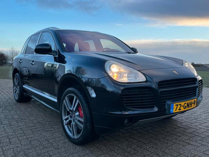 Porsche Cayenne 4.5 Turbo S Tiptronic S 2005 Zwart, Auto's, Porsche, Bedrijf, Cayenne, 4x4, ABS, Achteruitrijcamera, Airbags, Airconditioning