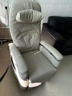 Lederen Fitform Vario lll sta op stoel créme, Huis en Inrichting, Fauteuils, Ophalen, Zo goed als nieuw