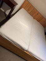Steigerhout bed 180x210, Ophalen, Gebruikt, Bruin, 210 cm