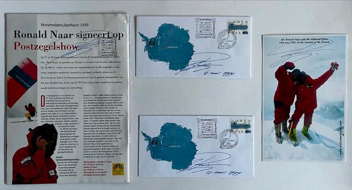 Ronald Naar Signeer Postzegels 1999, Postzegels en Munten, Postzegels | Volle albums en Verzamelingen, Nederland, Ophalen of Verzenden