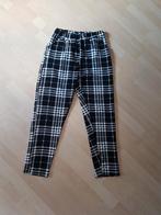 Broek geruit one size, Verzenden, Nieuw, Zwart, Lang