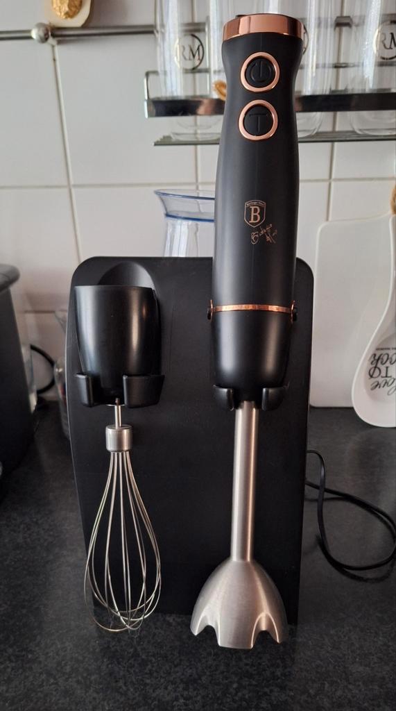 Berlinger Haus Staafmixer met Accessoires, Witgoed en Apparatuur, Blenders, Zo goed als nieuw, Blender, Ophalen