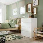 MALM Ladekast met 4 lades (80x100) als nieuw, Ophalen, 100 tot 150 cm, 50 tot 100 cm, Zo goed als nieuw