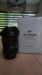 Canon ef 24-70 II USM 2.8, Audio, Tv en Foto, Fotografie | Lenzen en Objectieven, Ophalen of Verzenden, Zo goed als nieuw, Zoom