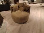 fauteuil showroommodel in gele velours, Ophalen, Nieuw, Minder dan 10 m², Laminaat