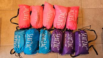 11 Seatzacs zitzakken voor bruiloft, tuinfeest of festival beschikbaar voor biedingen