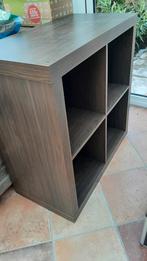 Ikea Expedit Kast Bruin/Zwart, Huis en Inrichting, Ophalen, Overige materialen, Gebruikt, 50 tot 100 cm