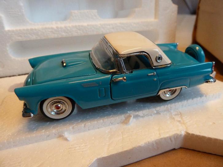 FRANKLIN MINT: FORD THUNDERBIRD 1956 & >MINT-BOXED<7 X, Hobby en Vrije tijd, Modelauto's | 1:43, Nieuw, Auto, Overige merken, Ophalen of Verzenden